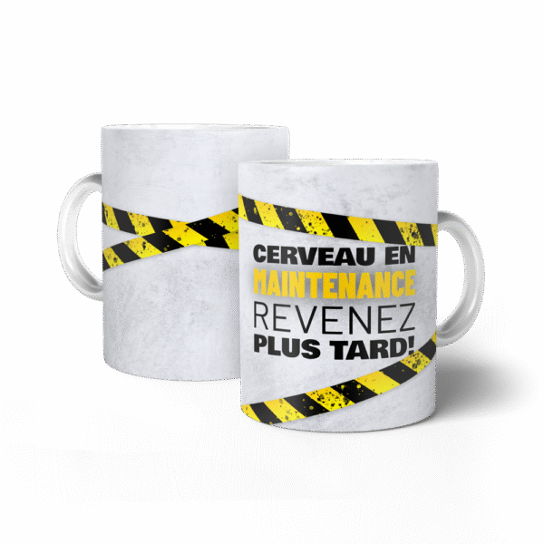 tasse cerveau en maintenance