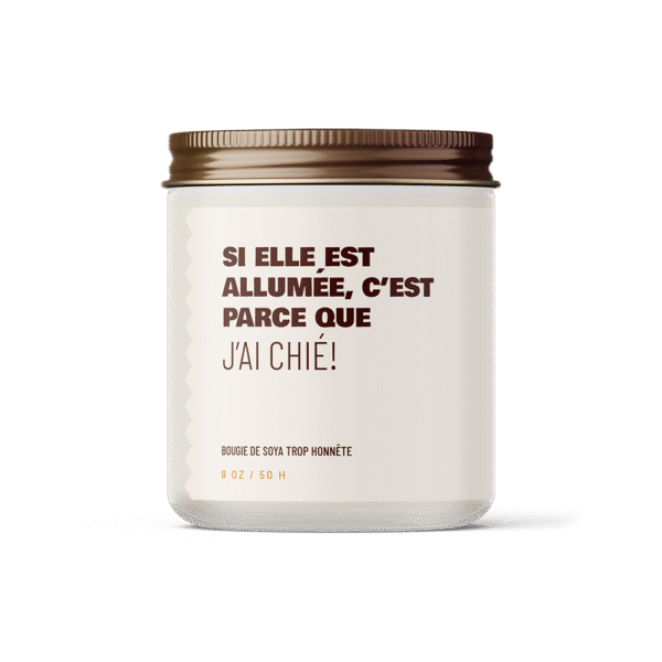 chandelle après toilette
